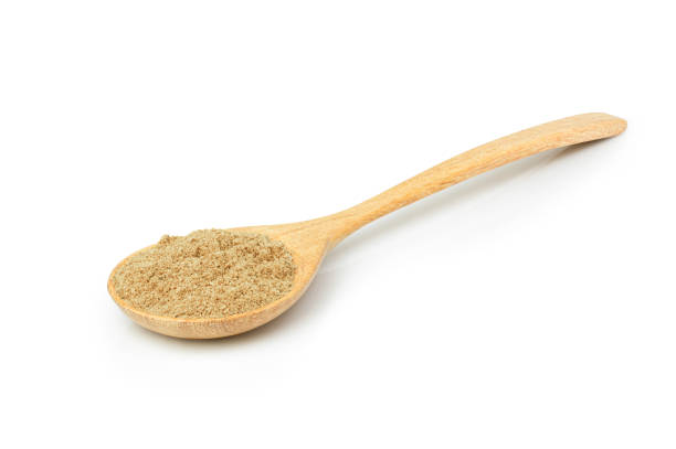 Brown herbal powder, ginger powder