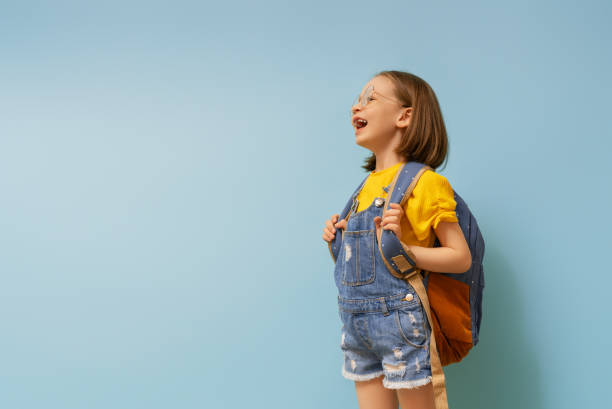 girl is ready to back to school
