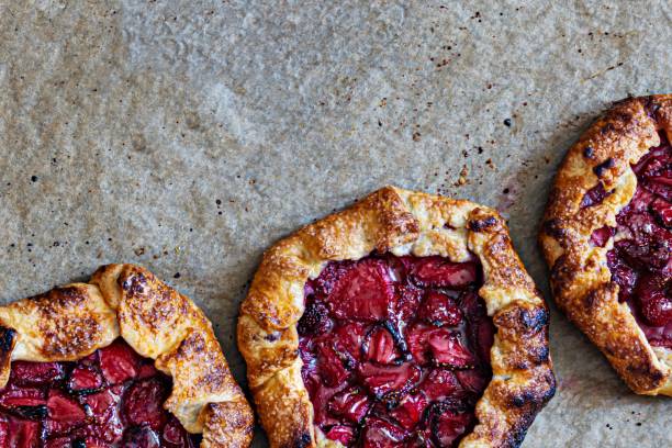 istock French dessert Galette with shortbread and strawberries. 1403422672