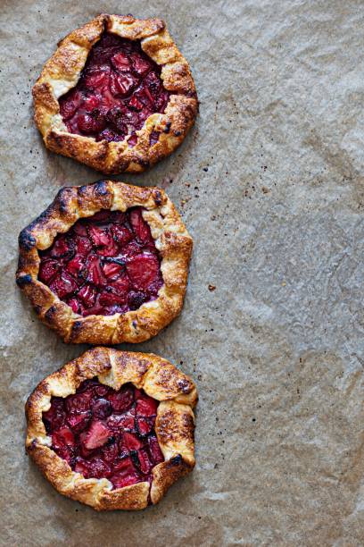 istock French dessert Galette with shortbread and strawberries. 1403422820