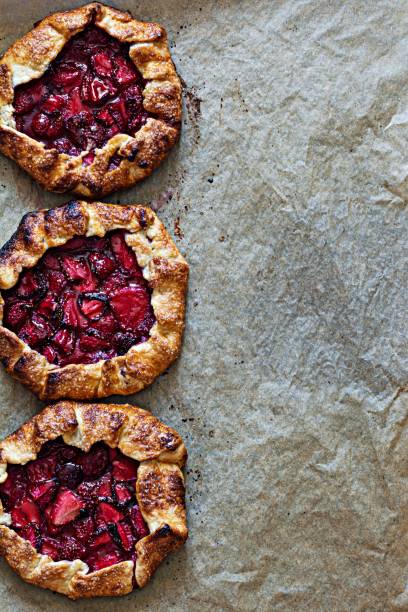 istock French dessert Galette with shortbread and strawberries. 1403422830