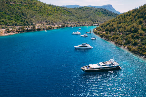 istock Aerial View Heaven Bay at Bodrum Turkey 1403432267