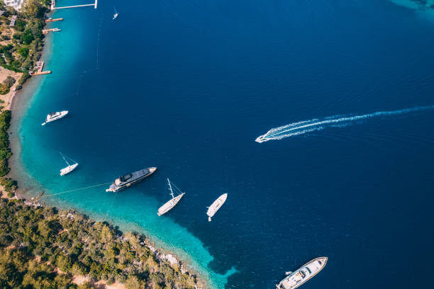 istock Aerial View Heaven Bay at Bodrum Turkey 1403433433