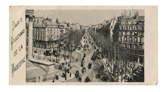 Paris France Boulevard Madeleine 1899
Original edition from my own archives
Source : Stollwerck 1899 Sammelalbum 3