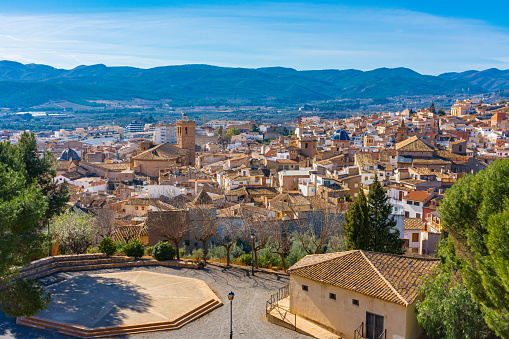 Segorbe, Castellon, Spain. View of the city from the Star Castle