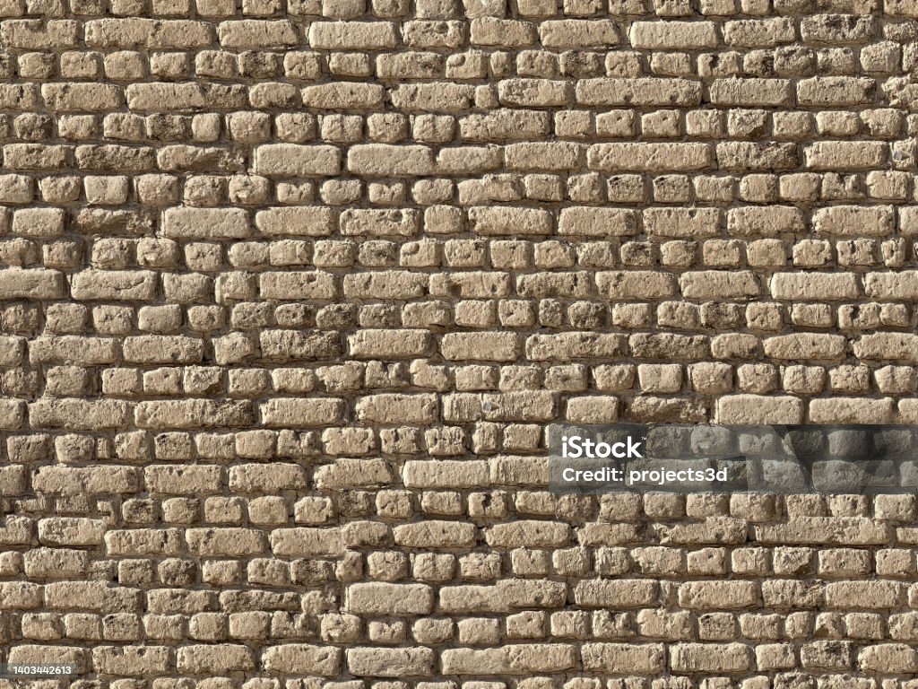 Mud Bricks Color Mud Brick Seamless Texture Wall Egypt Stock Photo - Download Image Now ...
