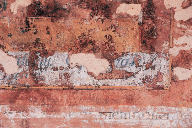 istock Texture of an old peeling plastered wall 1403444674
