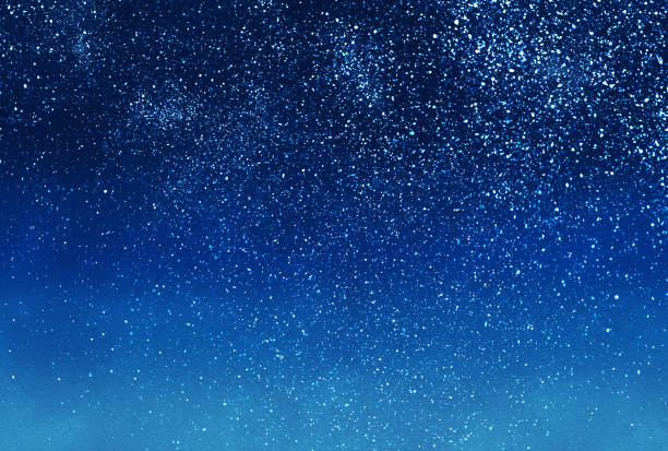 istock Beautiful watercolor style night sky illustration 1403450503