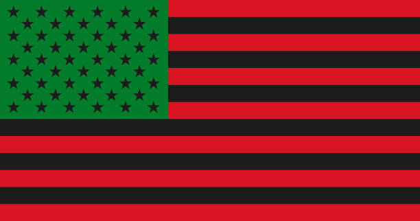 istock Flag Juneteenth, Pan American Freedom Day. African American Independence Day, June 19 1403460982