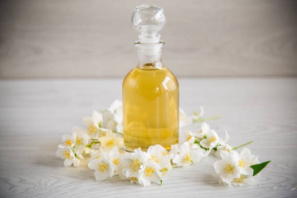 istock medicinal herbal tincture with jasmine in a glass bottle 1403464065