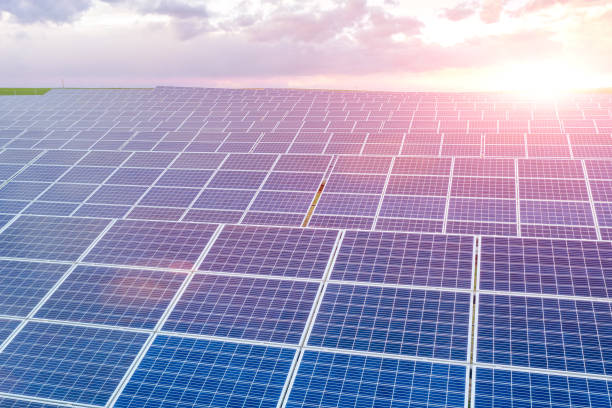 istock Solar panels that generate electricity. sustainable energy concept 1403464124