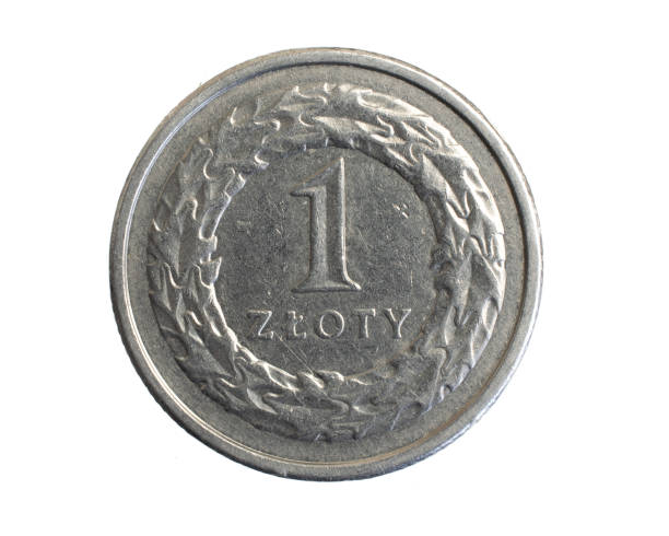 istock one Polish zloty coin on a white isolated background 1403467346