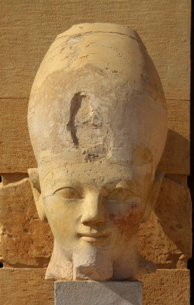 istock Hatshepsut head in temple near Luxor in Egypt 1403470609