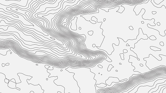 Map Countor Topographic Map Contour Background Topo Map With Elevation Contour Map ...