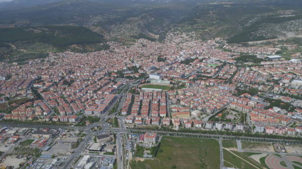 istock aerial view over the Mentese, Mugla Turkey 1403476373