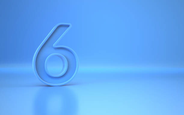 Silver colored number 3 with a gold outline on red background.