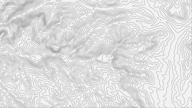 bildbanksillustrationer, clip art samt tecknat material och ikoner med topographic map contour background. topo map with elevation. contour map vector. geographic world topography map grid abstract vector illustration - relief
