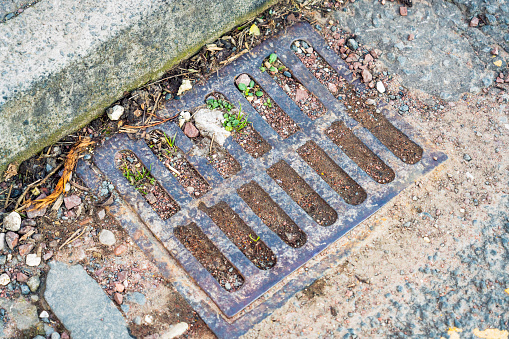 A sewer is inspected and maintained