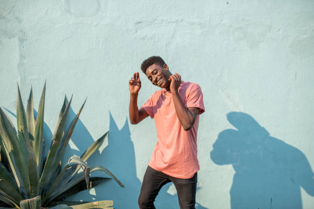 istock Portrait of a young handsome African man. 1403488980
