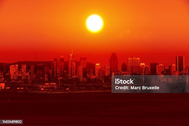 City Hit By Extreme Heatwave Stock Photo - Download Image Now - Heat Wave, Heat - Temperature, Climate Change