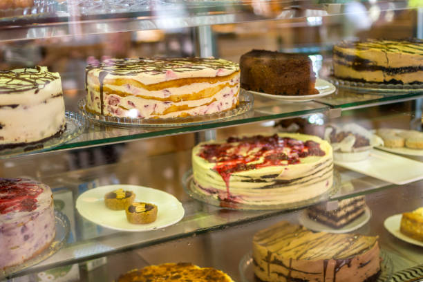 istock A display of pastries in a cafe 1403490098