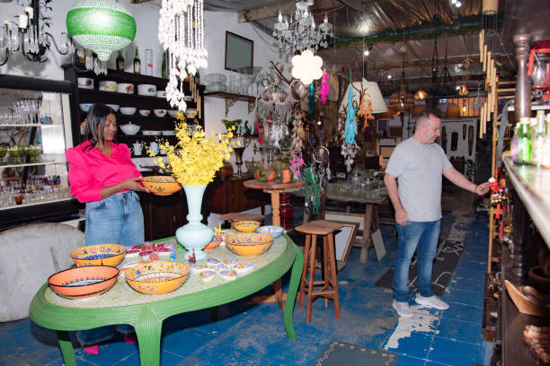 sale in antique store