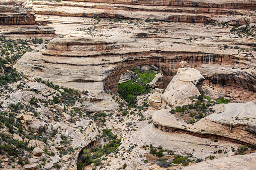 Sipapu Bridge in Natural Bridges National Monument, Utah.