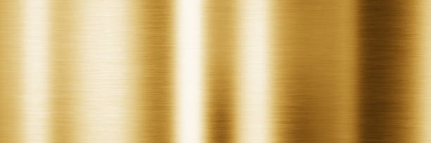 istock Gold metal background. Brushed metallic texture. 3d rendering 1403501430