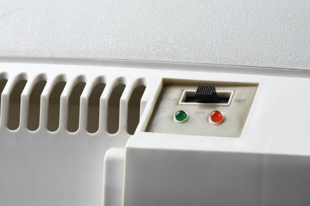 istock Electric cooler box cold, heat and off push buttons 1403502164
