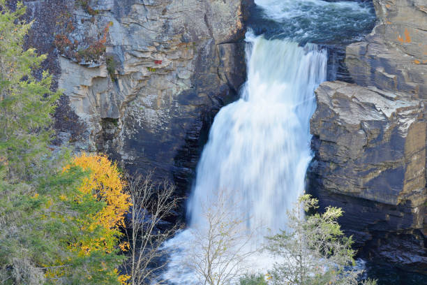 Linville Falls located on the Blue Ridge Parkway (North Carolina).