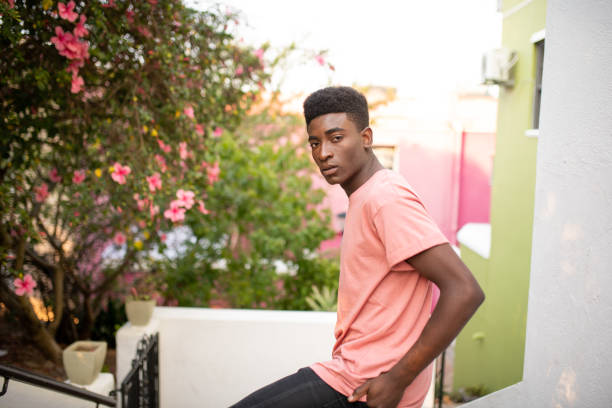 istock Portrait of a young handsome African man. 1403508509
