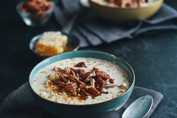 istock Porridge with Pecans and Honey 1403510828