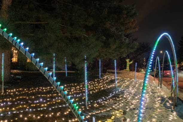istock Christmas colorful lights 1403522676