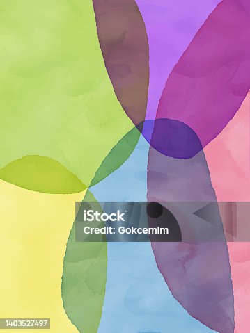 istock Abstract Trendy Hand Drawn Watercolor Abstract Pattern with Multicolor Brush Strokes. Decorative Art, Poster, Wallpaper, Brush strokes, Grunge, Sketch, Graffiti, Paint, Watercolor. 1403527497