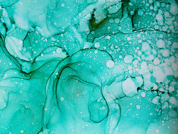 Free Stock Photo of Abstract green ink patterns in water | Download ...
