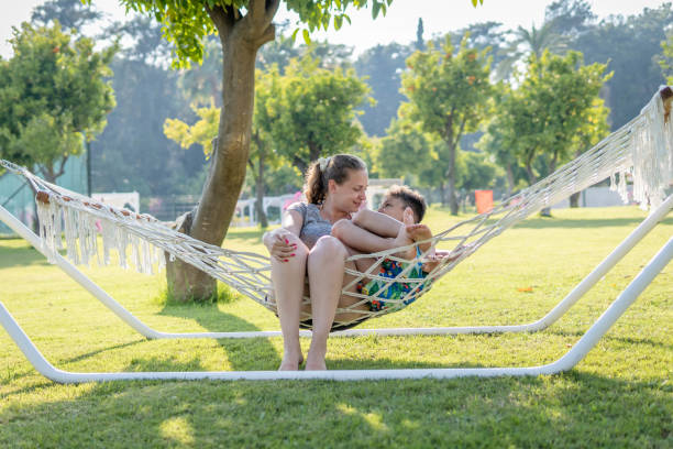 istock Relaxing moments in a hammock 1403529099
