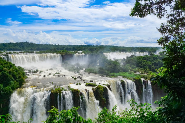 cachoeira do iguaçu - iguazú - fotografias e filmes do acervo