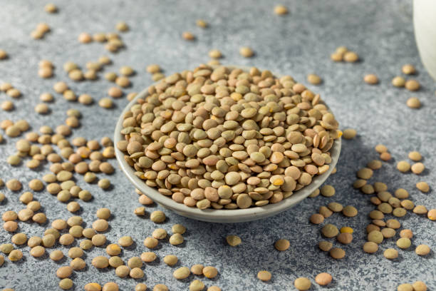 istock Raw Brown Organic Lentils Legumes 1403532880