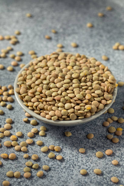 istock Raw Brown Organic Lentils Legumes 1403532884