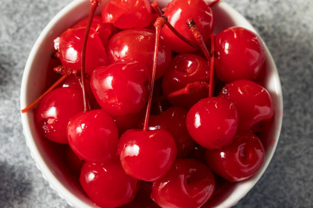 istock Sweet Candied Red Maraschino Cherries 1403533609