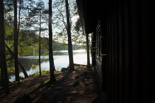 Casa de campo finlandesa photo