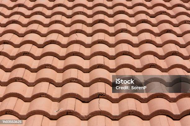 Tile Roof Stock Photo - Download Image Now - Abstract, Architecture, Backgrounds