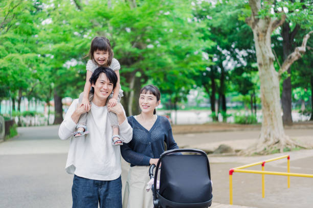 istock Walking in the park with children 1403568757