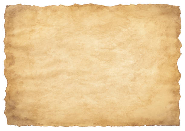 istock old parchment paper sheet vintage aged or texture isolated on white background 1403575336