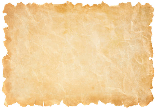 istock old parchment paper sheet vintage aged or texture isolated on white background 1403575348
