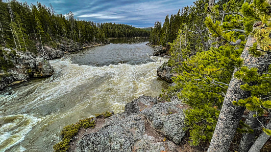 Yellowstone National Park rivers prior to the floods of June 2022