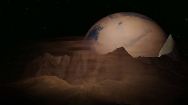 istock 3d render sci-fi planet earth with storm nature scene 1403583538