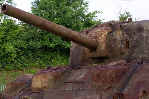 istock The old American WW2 tank in Normandy 1403584667