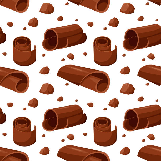 50+ Copeaux De Chocolat Stock Illustrations, graphiques vectoriels libre de  droits et Clip Art - iStock