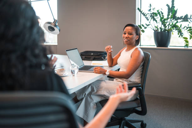 istock Multiracial Female Colleagues Working In The Office With Laptops 1403608007
